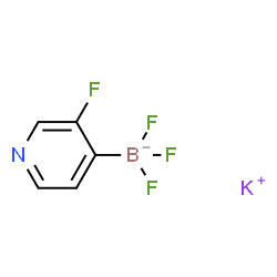 (3-氟吡啶-4-基)三氟硼酸钾结构式