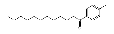 1-dodecylsulfinyl-4-methylbenzene结构式