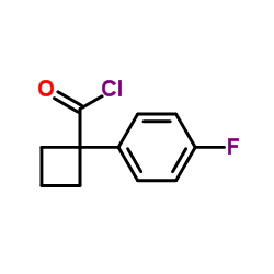 1-(4-Fluorophenyl)cyclobutanecarbonyl chloride Structure