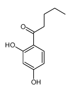 1-(2,4-dihydroxyphenyl)pentan-1-one结构式