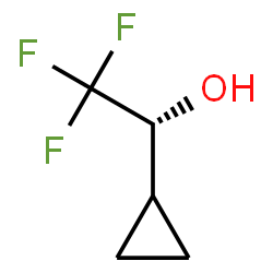 (1R)-1-环丙基-2,2,2-三氟乙醇结构式