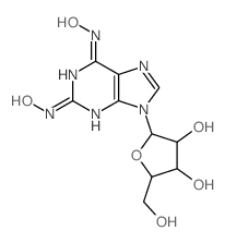 Xanthosine, dioxime(9CI)结构式