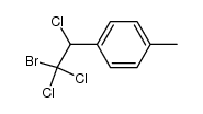 1-(2-bromo-1,2,2-trichloroethyl)-4-methylbenzene结构式