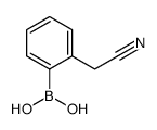 [2-(cyanomethyl)phenyl]boronic acid Structure