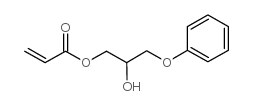丙烯酸2-羟基-3-苯氧基丙酯结构式