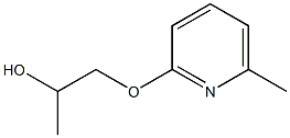 1-(6-Methylpyridin-2-yloxy)propan-2-ol Structure