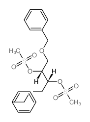 [(2R,3R)-2,3-bis(methylsulfonyloxy)-4-phenylmethoxy-butoxy]methylbenzene Structure