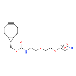 Exo-BCN-PEG2-氨基羧酸叔丁酯结构式