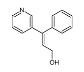 3-phenyl-3-pyridin-3-ylprop-2-en-1-ol结构式