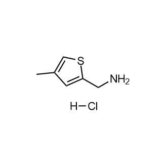 (4-甲基噻吩-2-基)甲胺盐酸盐结构式