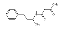2-N-(4-苯丁基)-3-氧代丁酰胺结构式