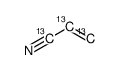 丙烯腈-13C3结构式