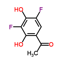 1-(3,5-Difluoro-2,4-dihydroxyphenyl)ethanone Structure