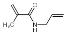 N-烯丙基甲基丙烯酰胺结构式