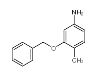 3-(苄氧基)-4-甲基苯胺结构式