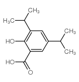 2-羟基-3,5-二异丙基苯甲酸结构式