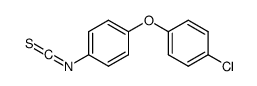 1-chloro-4-(4-isothiocyanatophenoxy)benzene结构式