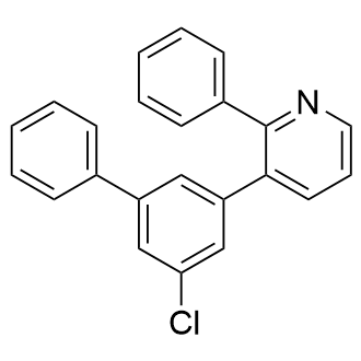 3-(5-氯联苯)-2-苯基吡啶结构式