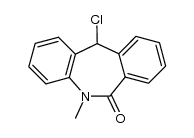 11-chloro-5-methyl-5,11-dihydro-dibenzo[b,e]azepin-6-one结构式