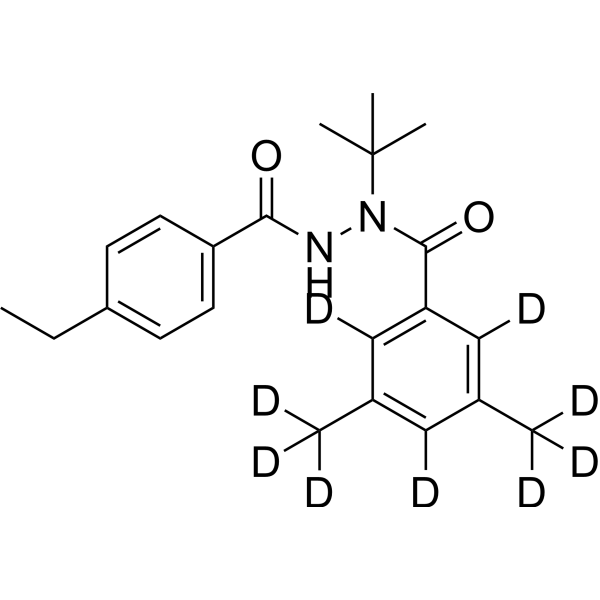 虫酰肼-d9结构式