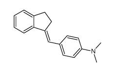 (E)-1-(4-N,N-Dimethylaminophenyl)-2-(1-indanyl)ethylene Structure