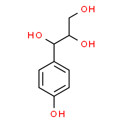 erythro-1-(4-Hydroxyphenyl)propane-1,2,3-triol Structure