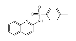 4-甲基-N-2-喹啉基苯磺酰胺结构式