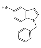 1-苄基-1H-吲哚-5-胺结构式