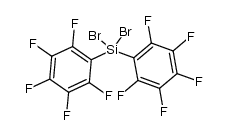 dibromo[bis(pentafluorophenyl)]silane Structure