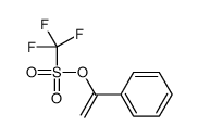 1-phenylethenyl trifluoromethanesulfonate Structure