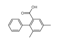 2,4-Dimethyl-biphenyl-carbonsaeure-(2)结构式
