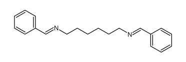 N-[6-(benzylideneamino)hexyl]-1-phenylmethanimine Structure