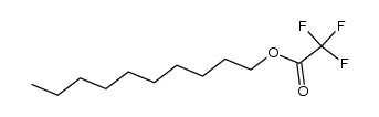 decyl trifluoroacetate Structure