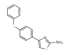 4-(4-苯磺酰基苯基)-噻唑-2-胺结构式