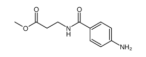 N-(4-氨基苯甲酰基)-β-丙氨酸甲酯图片