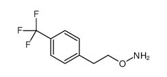 O-[2-[4-(trifluoromethyl)phenyl]ethyl]hydroxylamine Structure