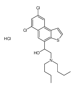 2-(dibutylamino)-1-(6,8-dichlorobenzo[e][1]benzothiol-4-yl)ethanol,hydrochloride结构式