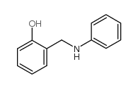 Phenol,2-[(phenylamino)methyl]- Structure