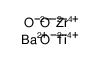 barium(2+),oxygen(2-),titanium(4+),zirconium(4+)结构式