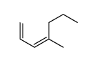 4-methyl-(E)-1,3-Heptadiene Structure