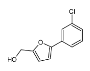 (5-(3-chlorophenyl)furan-2-yl)methanol Structure