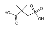 sulfo-pivalic acid Structure