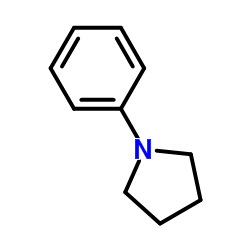 1-Phenylpyrrolidine Structure