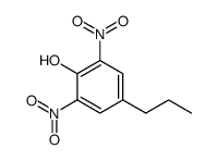 3.5-dinitro-4-oxy-1-propyl-benzene Structure