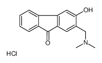 (3-hydroxy-9-oxofluoren-2-yl)methyl-dimethylazanium,chloride Structure