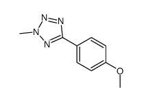 5-(4-甲氧基苯基)-2-甲基-2H-四唑结构式