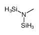N,N-disilylmethanamine Structure