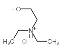 N,N-Diethylethanolammonium chloride Structure