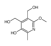 4,5-bis(hydroxymethyl)-6-methoxy-2-methylpyridin-3-ol Structure