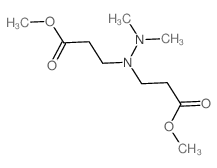 methyl 3-(dimethylamino-(2-methoxycarbonylethyl)amino)propanoate结构式